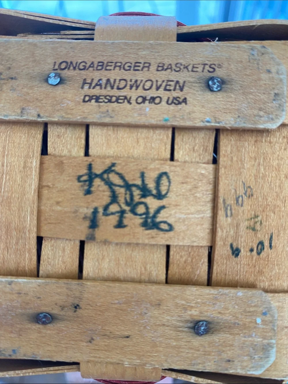Longaberger 1996 Sweetheart Bouquet Basket 🧺